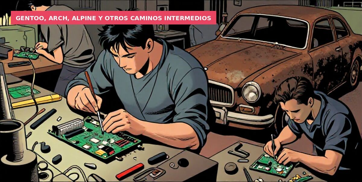 Gentoo, Arch, Alpine y otros caminos intermedios