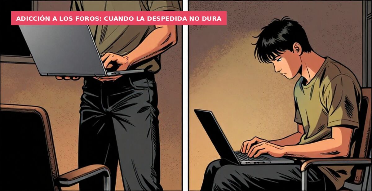 Adicción a los foros: cuando la despedida no dura