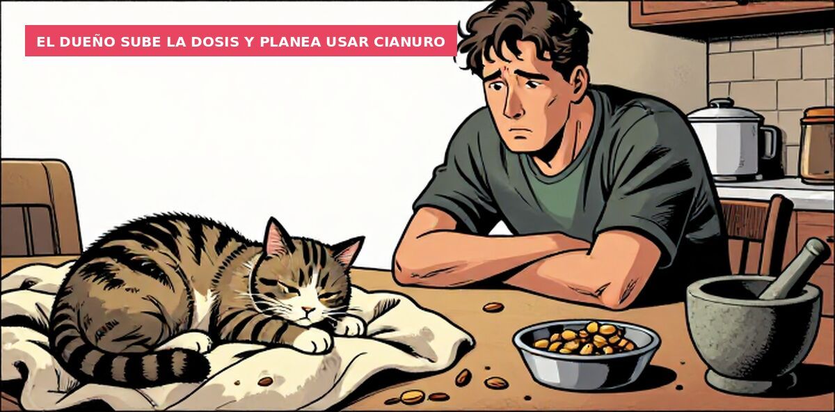 El dueño sube la dosis y planea usar cianuro