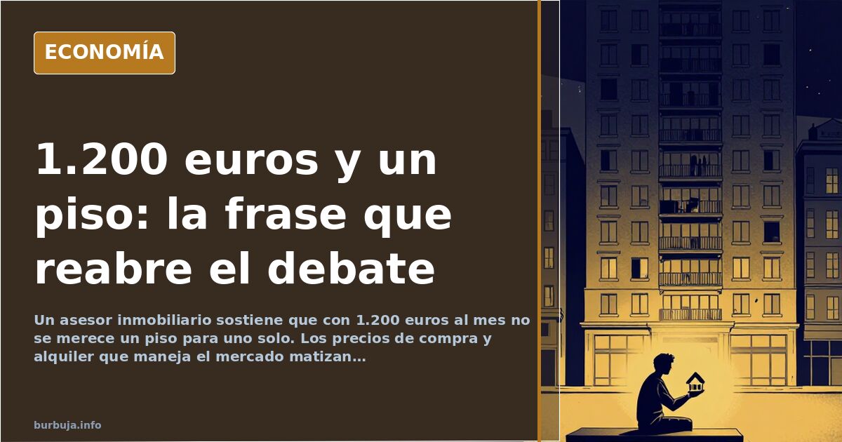 Una nómina de 1.200 euros y un contrato de alquiler sobre una mesa, ilustración editorial sobre el precio de la vivienda