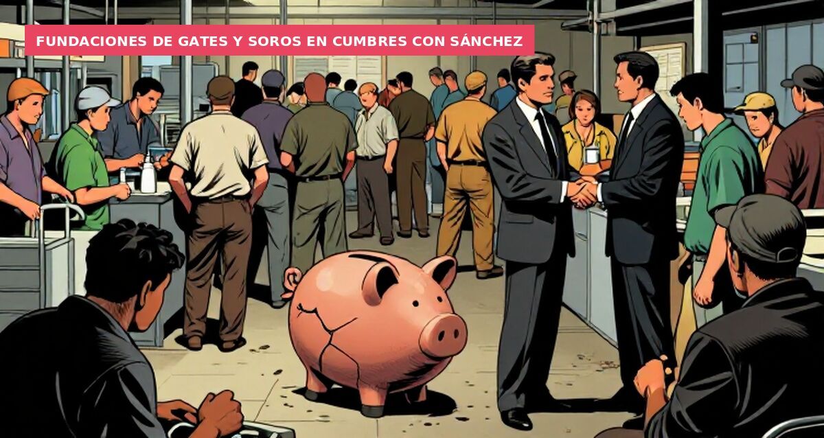Fundaciones de Gates y Soros en cumbres con Sánchez