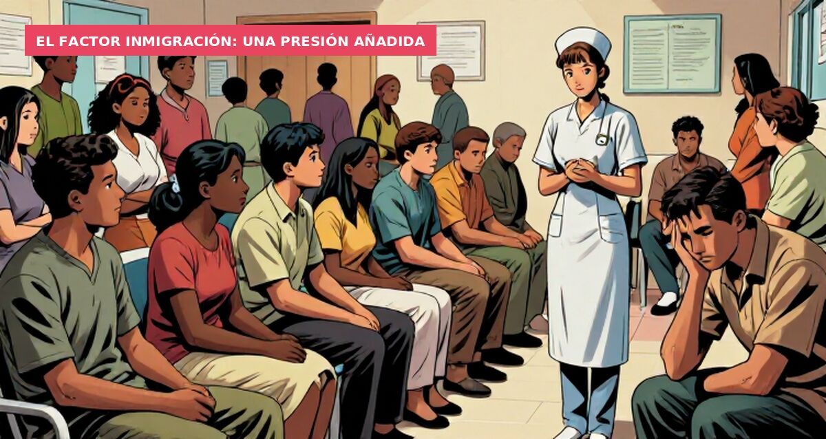 El factor inmigración: una presión añadida