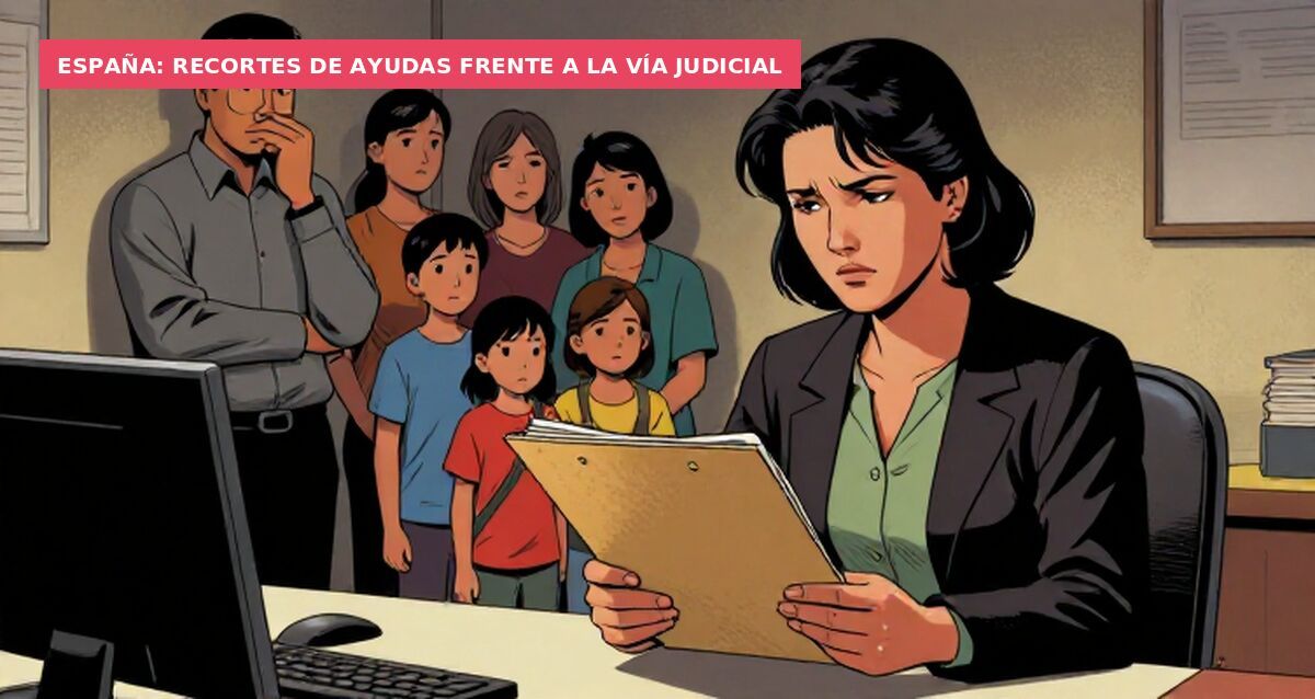 España: recortes de ayudas frente a la vía judicial