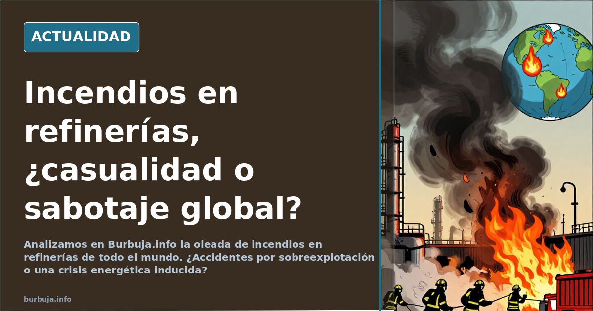 Incendios en refinerías, casualidad?.