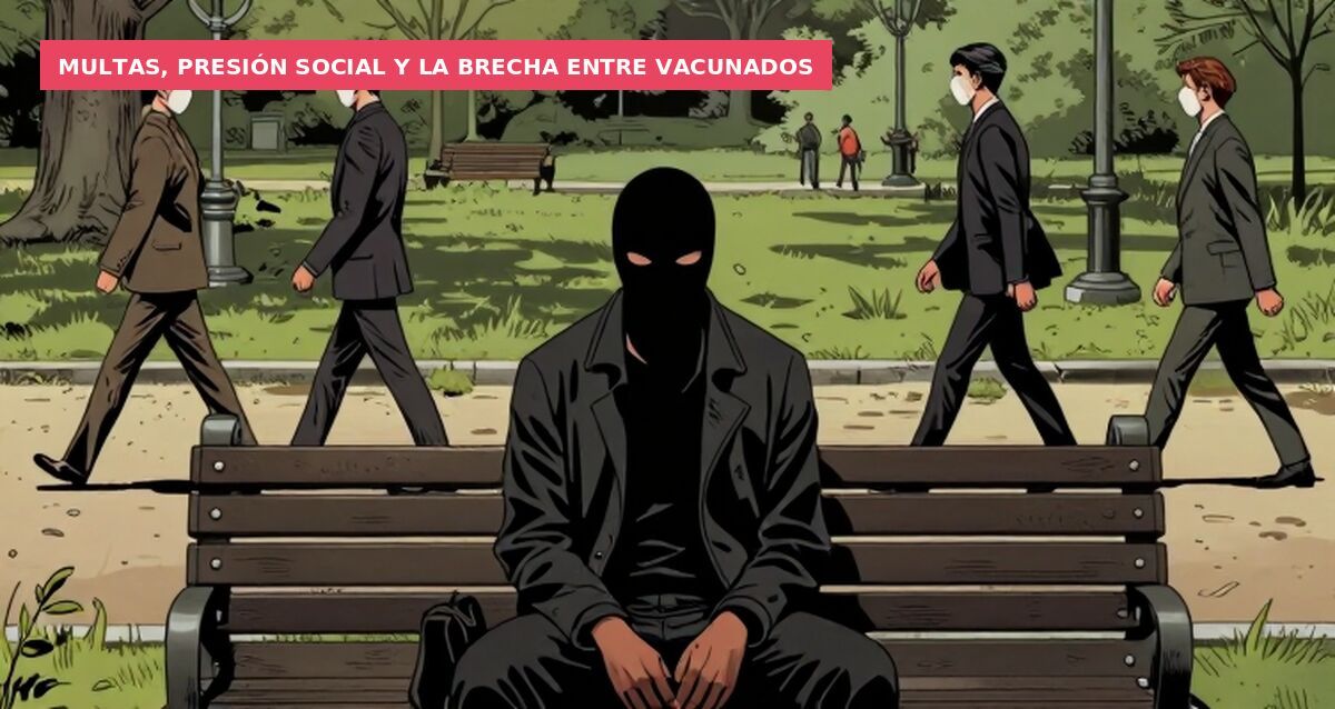Multas, presión social y la brecha entre vacunados