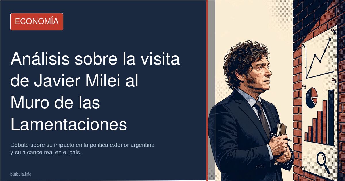 Analizamos la visita de Javier Milei al Muro de las Lamentaciones. Debate sobre su impacto en la política exterior argentina 