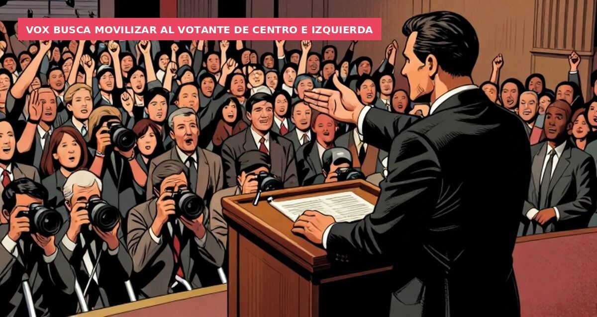 Vox busca movilizar al votante de centro e izquierda