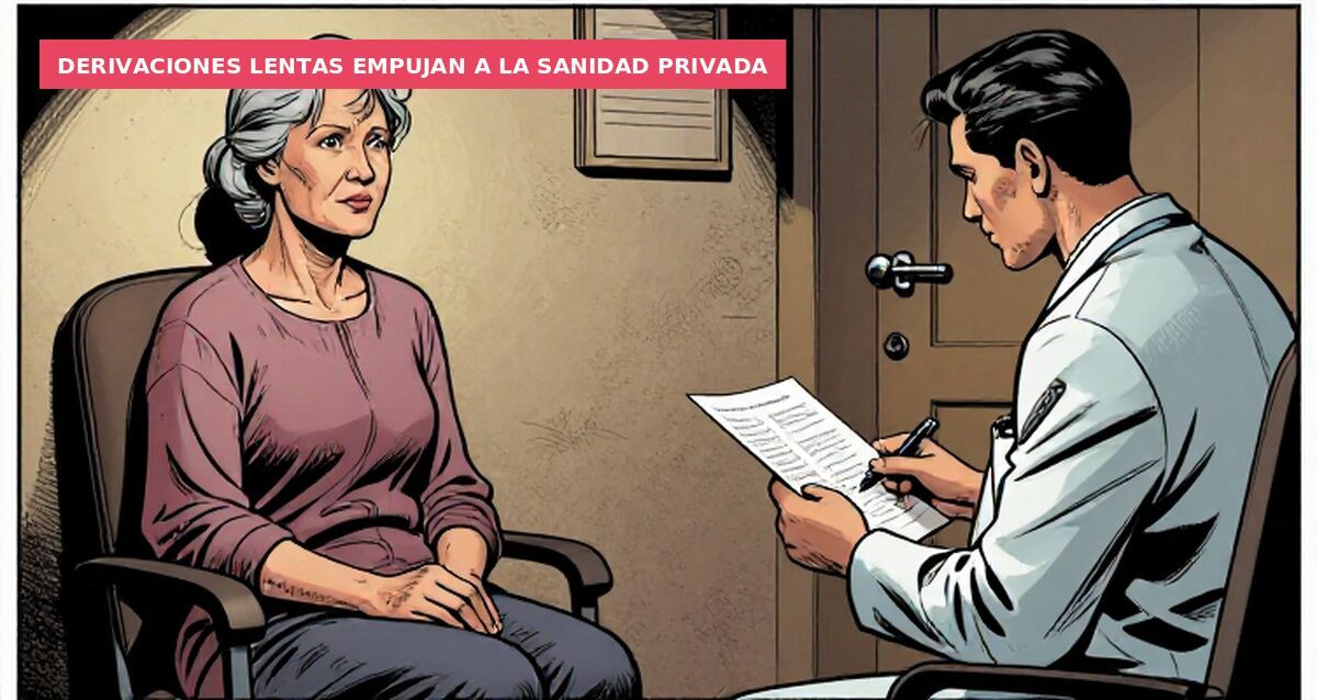 Derivaciones lentas empujan a la sanidad privada