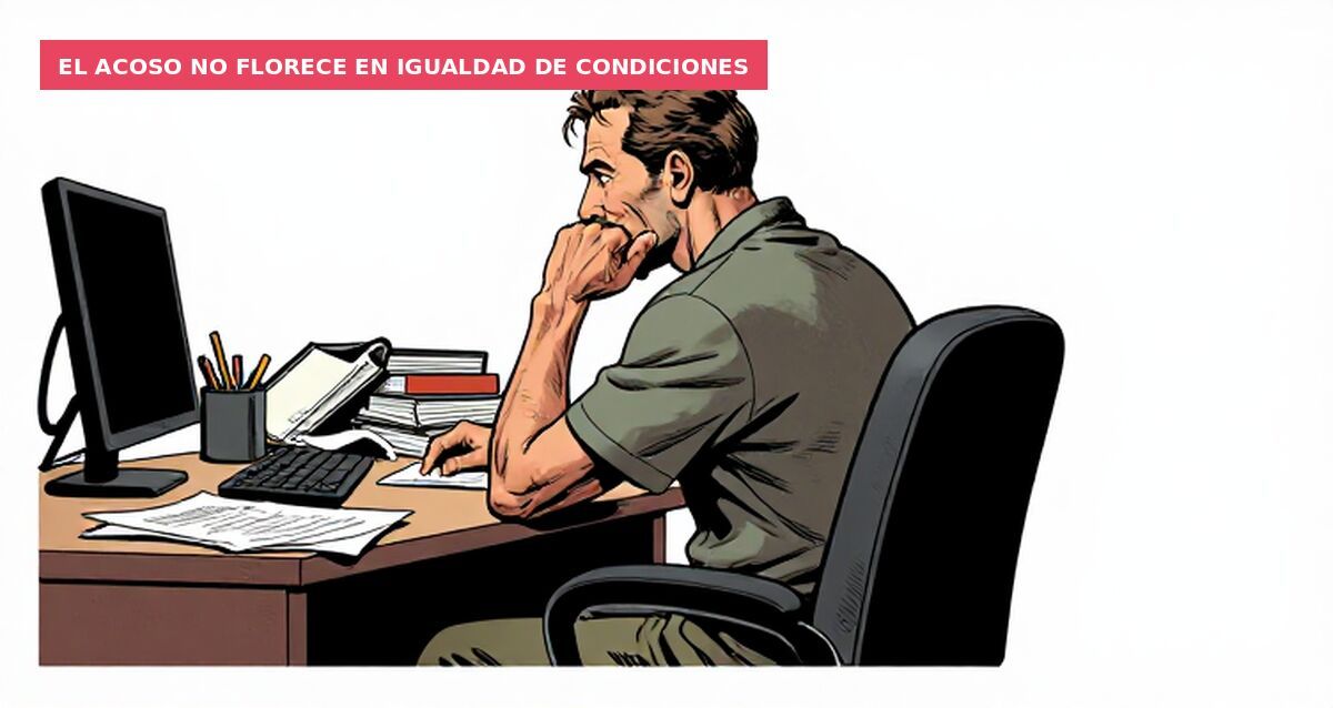 El acoso no florece en igualdad de condiciones