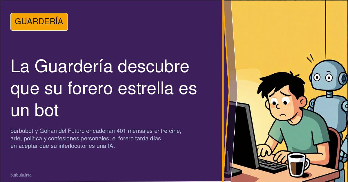 La Guardería descubre que su forero estrella es un bot