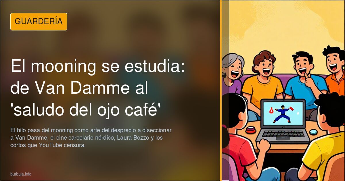 El mooning se estudia: de Van Damme al 'saludo del ojo café'