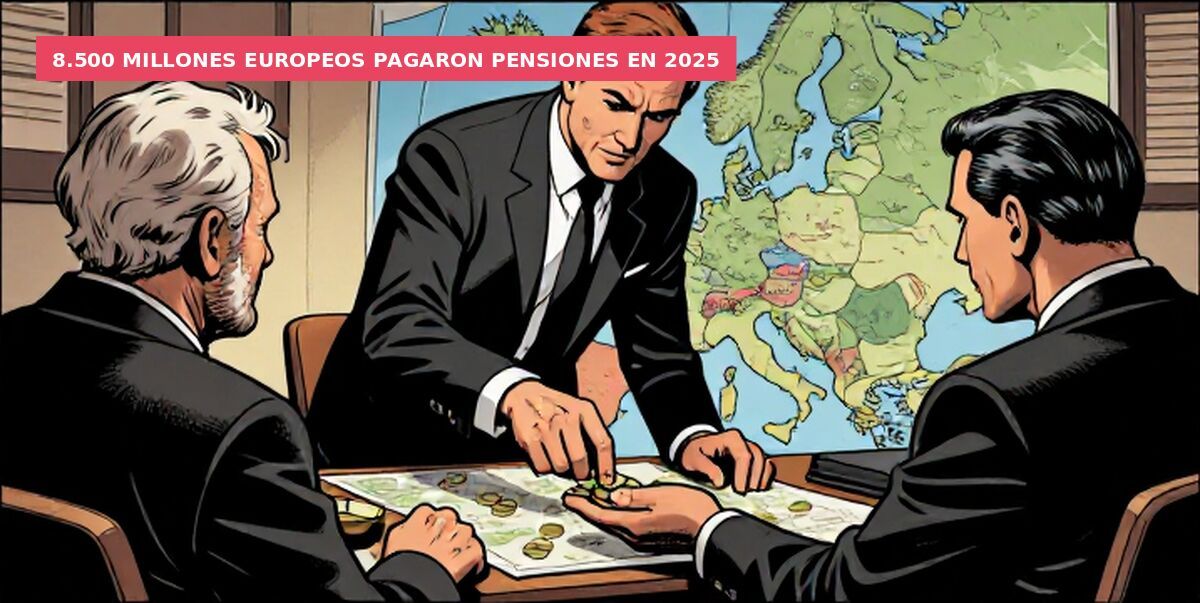8.500 millones europeos pagaron pensiones en 2025