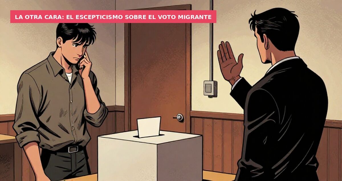 La otra cara: el escepticismo sobre el voto migrante