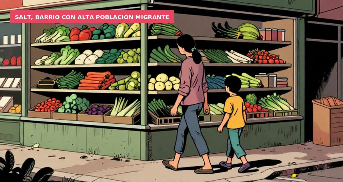Salt, barrio con alta población migrante
