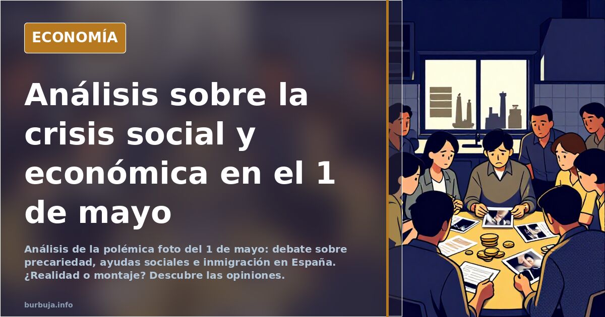 1 mayo 2026: Invasores dando limosna a Españoles. Foto inside