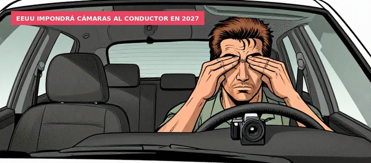 EEUU impondrá cámaras al conductor en 2027