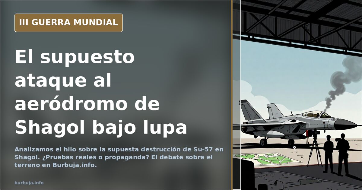 Confirmación visual de la destrucción de aviones Su-57 y Su-34 en el aeródromo de Shagol en la región de Chelyabinsk