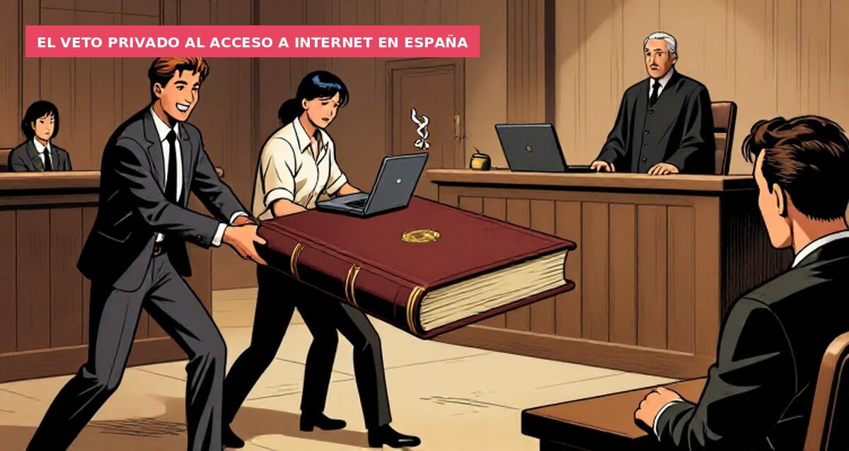El veto privado al acceso a internet en España