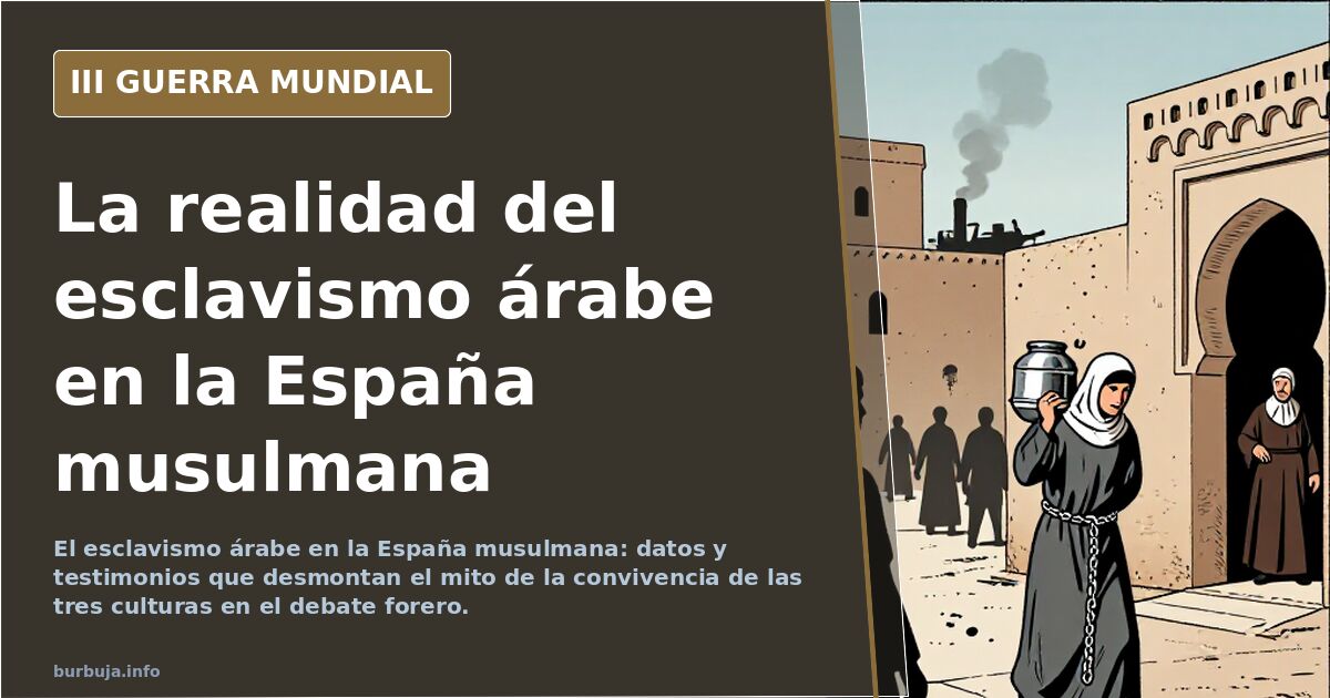 ÁRABES ESCLAVISTAS Y SUS ESCLAVOS IBÉRICOS EN LA ESPAÑA MUSULMANA