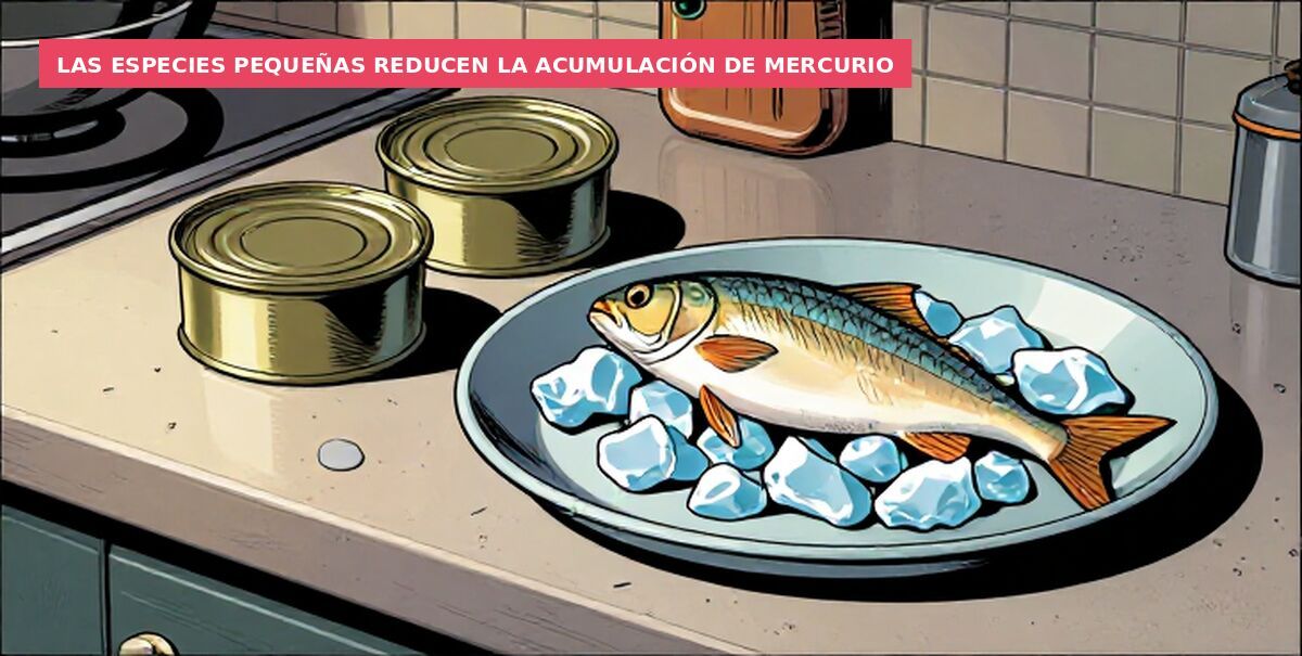 Las especies pequeñas reducen la acumulación de mercurio