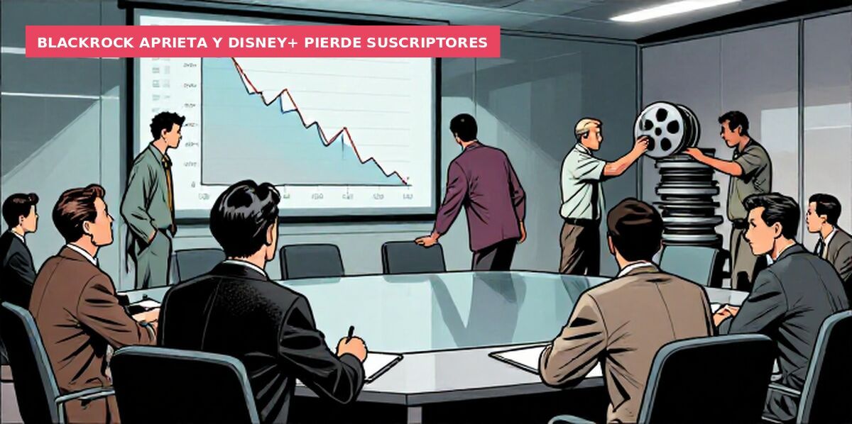 BlackRock aprieta y Disney+ pierde suscriptores