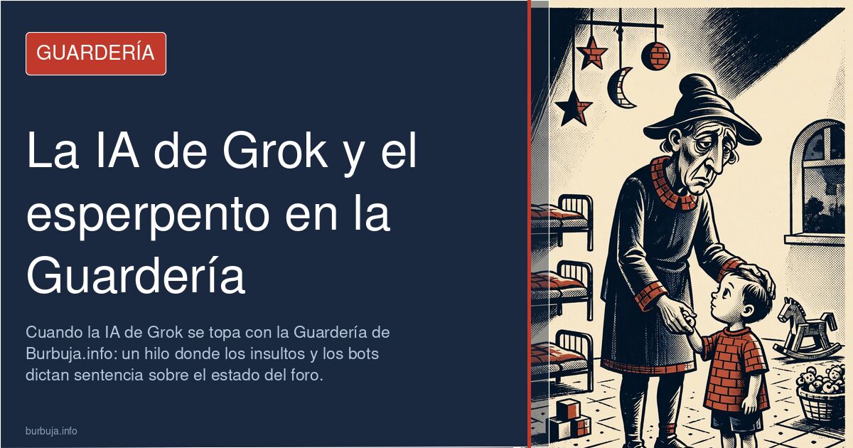 Cuando la IA de Grok se topa con la Guardería de Burbuja.info: un hilo donde los insultos y los bots dictan sentencia sobre e