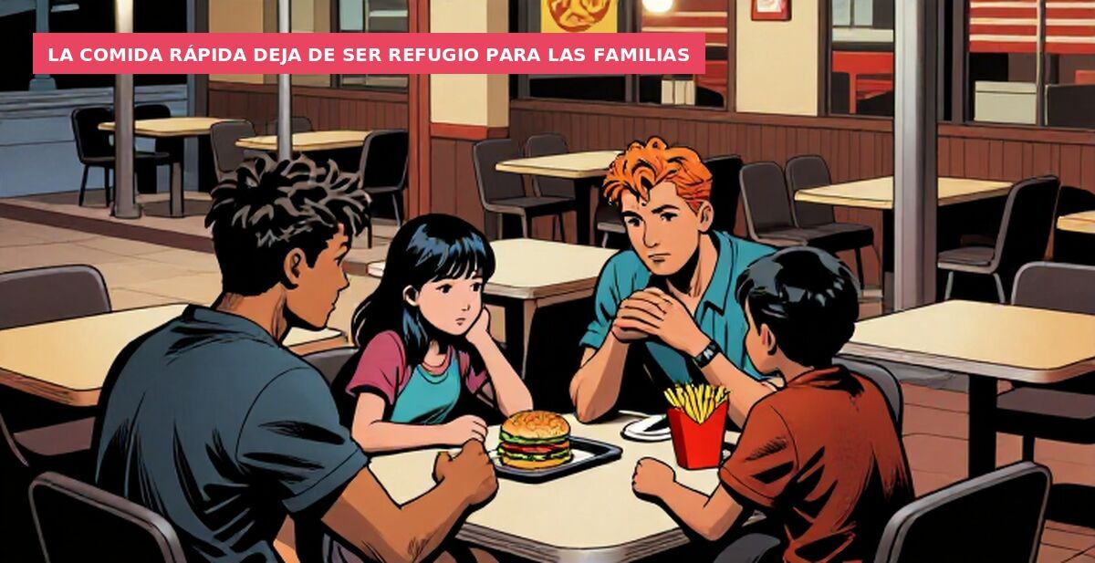 La comida rápida deja de ser refugio para las familias