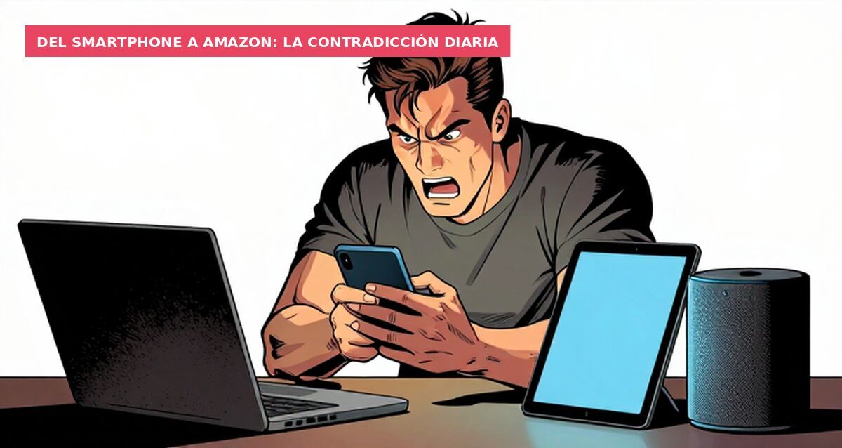 Del smartphone a Amazon: la contradicción diaria