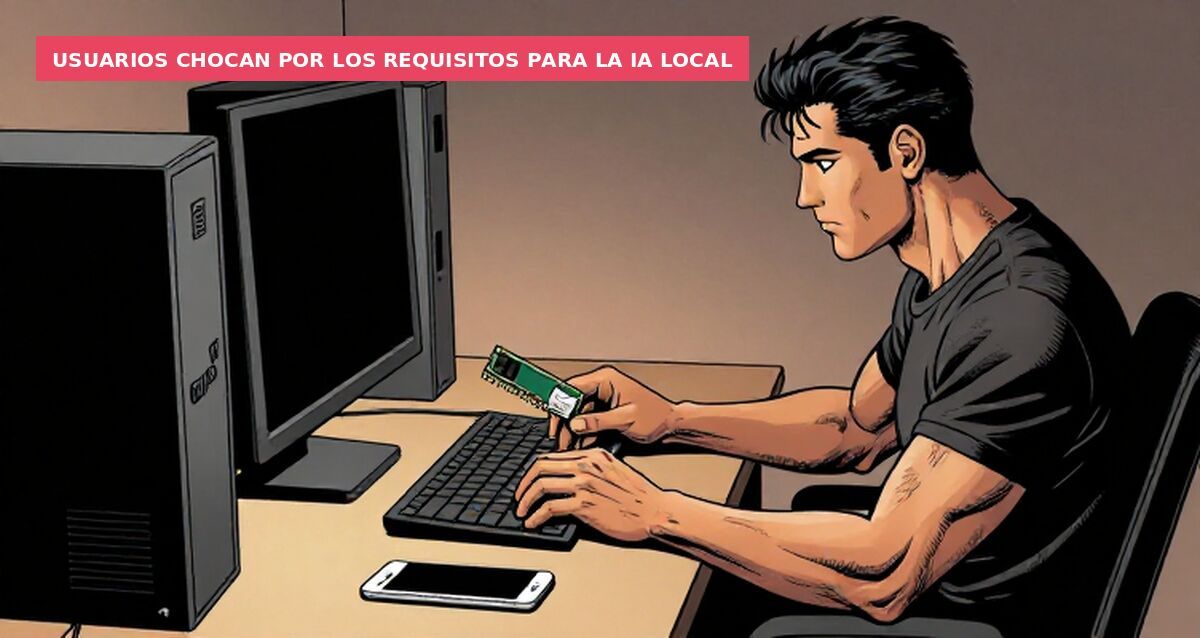 Usuarios chocan por los requisitos para la IA local
