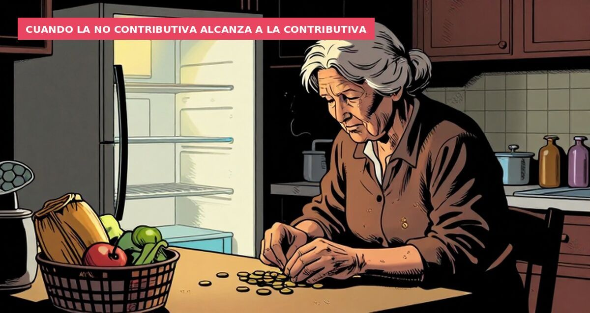 Cuando la no contributiva alcanza a la contributiva