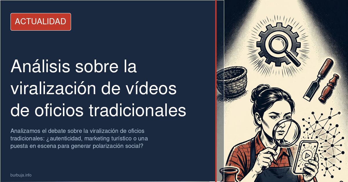 Analizamos el debate sobre la viralización de oficios tradicionales: ¿autenticidad, marketing turístico o una puesta en escen