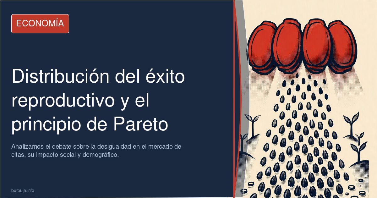 ¿Aplica el principio de Pareto al éxito reproductivo? Analizamos el debate sobre la desigualdad en el mercado de citas, su im
