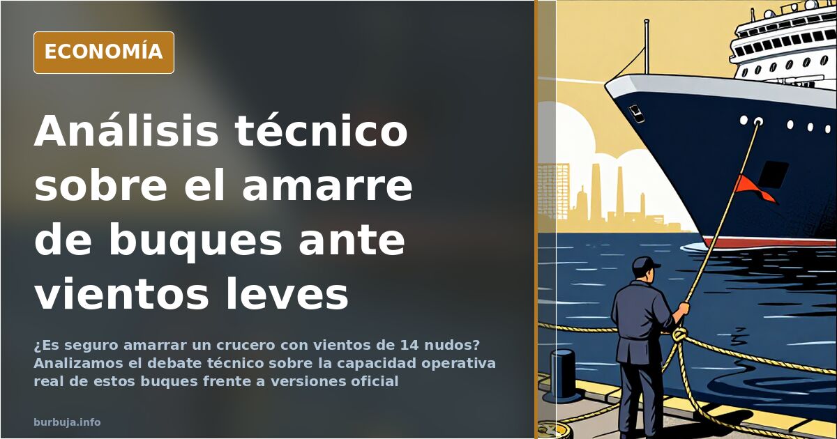 Amarran el barco "por viento" con solo 10 nudos