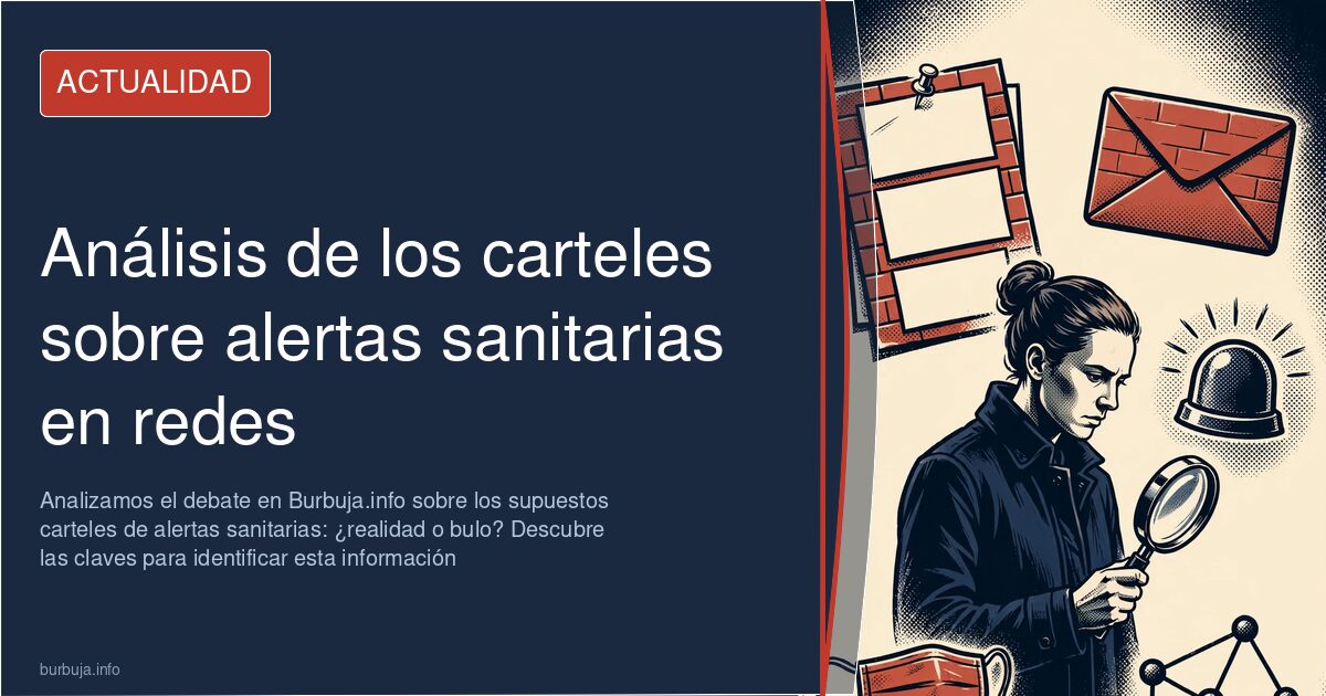 Analizamos el debate en Burbuja.info sobre los supuestos carteles de alertas sanitarias: ¿realidad o bulo? Descubre las clave