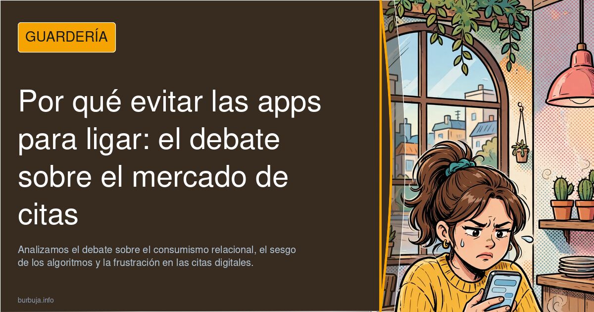 ¿Por qué evitar las apps para ligar? Analizamos el debate sobre el consumismo relacional, el sesgo de los algoritmos y la fru