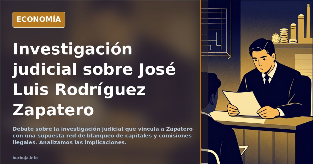 ZAPATERO a punto de ser imputado por una enorme red de blanqueo de comisiones ilegales a través del ladrillo