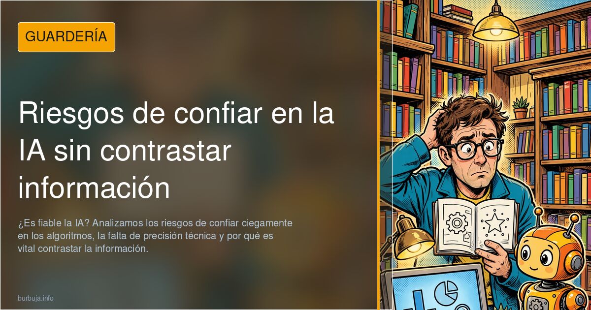 ¿Es fiable la IA? Analizamos los riesgos de confiar ciegamente en los algoritmos, la falta de precisión técnica y por qué es 