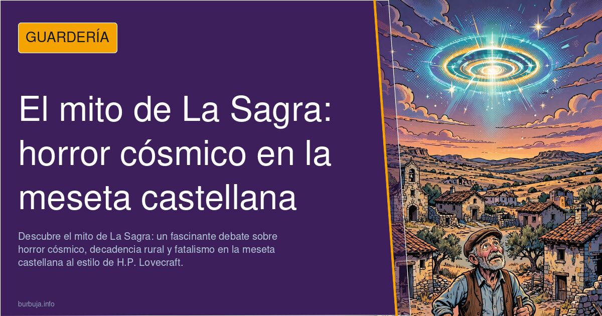 Descubre el mito de La Sagra: un fascinante debate sobre horror cósmico, decadencia rural y fatalismo en la meseta castellana