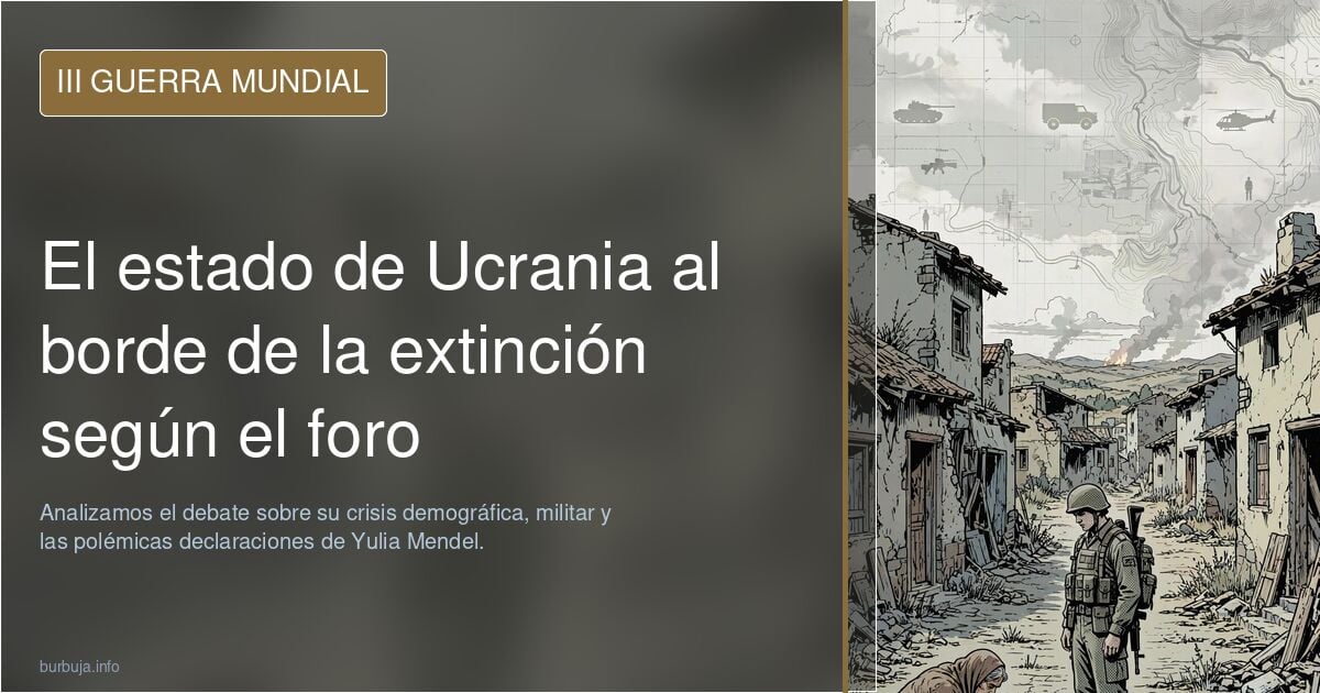 UCRANIA ESTÁ AL BORDE DE LA EXTINCIÓN