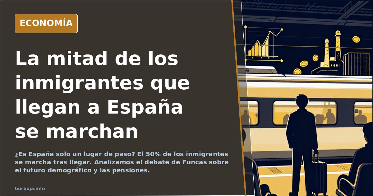 La mitad de los inmigrantes que llegan a España se vuelven a marchar