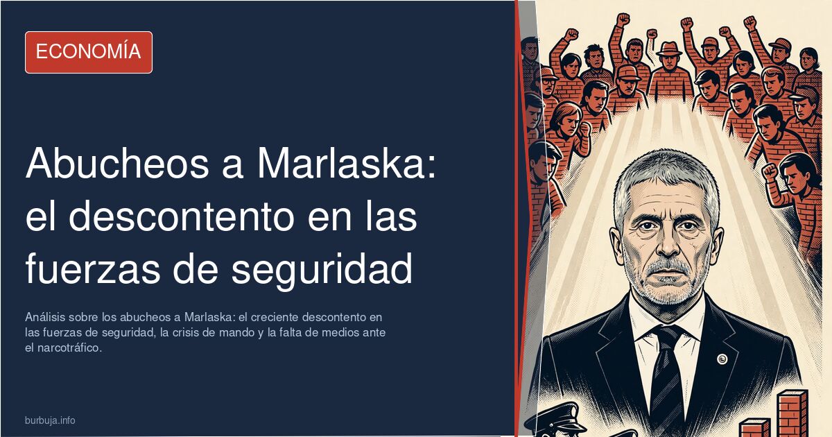Análisis sobre los abucheos a Marlaska: el creciente descontento en las fuerzas de seguridad, la crisis de mando y la falta d