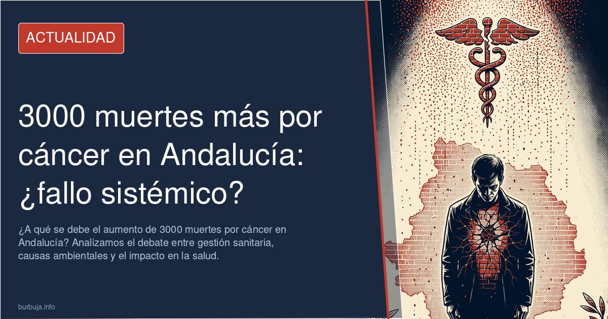 ¿A qué se debe el aumento de 3000 muertes por cáncer en Andalucía? Analizamos el debate entre gestión sanitaria, causas ambie