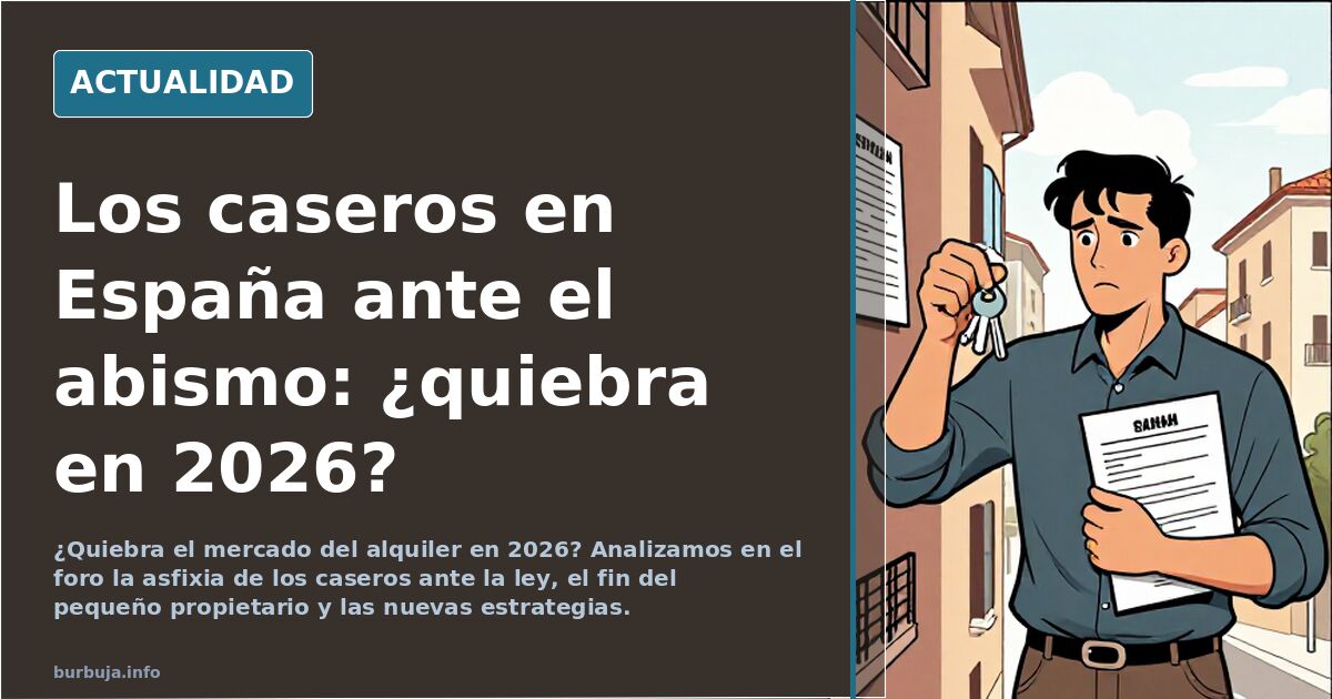 Los CASEROS en España QUEBRARÁN en 2026 Se Vienen MULTAS Brutales