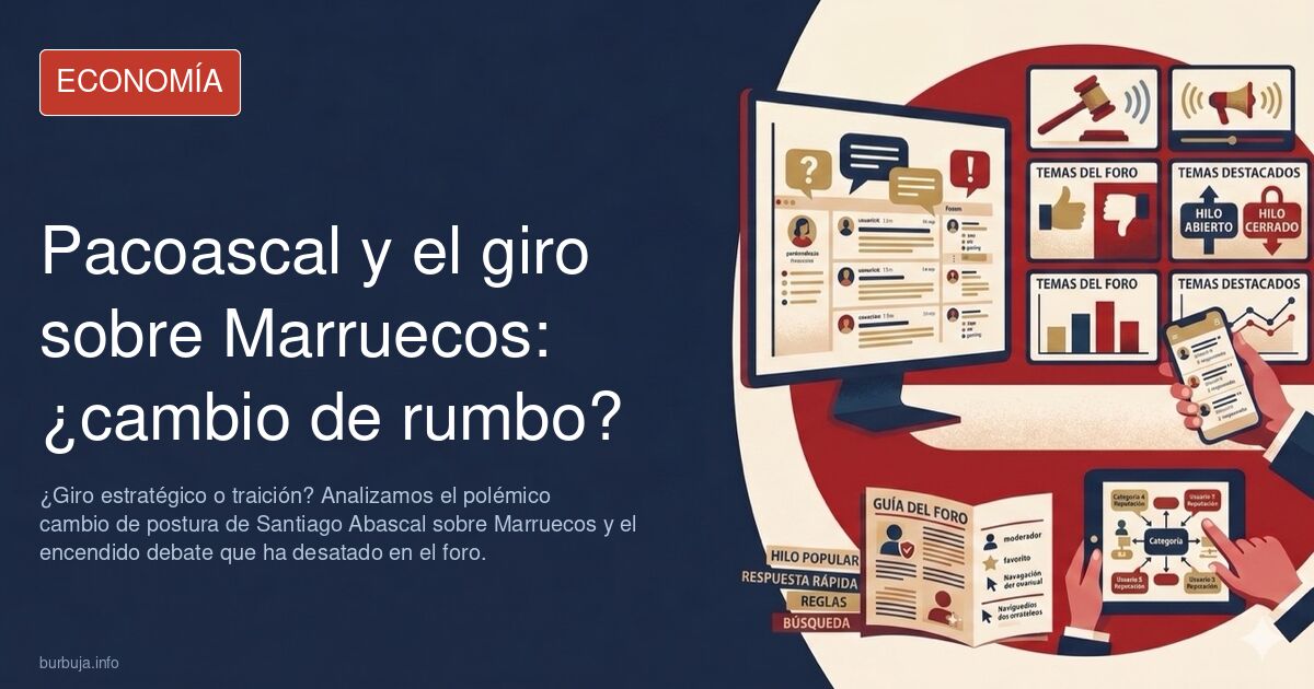 ¿Giro estratégico o traición? Analizamos el polémico cambio de postura de Santiago Abascal sobre Marruecos y el encendido deb