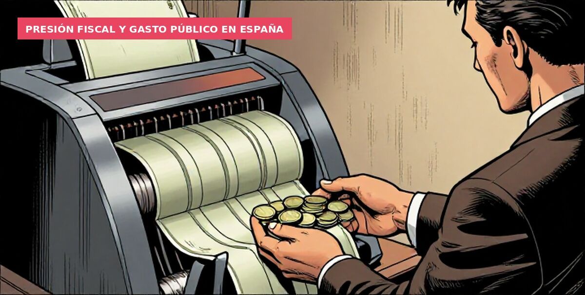Presión fiscal y gasto público en España