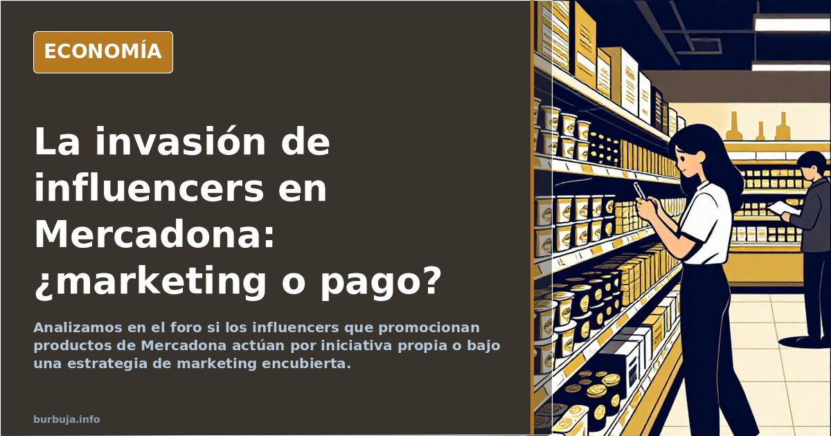 ¿No SORPRENDE que haya docenas o cientos de INFLUENCERS comentando en videos shorts productos de MERCADONA? ¿Les regala Roig platos preparados?