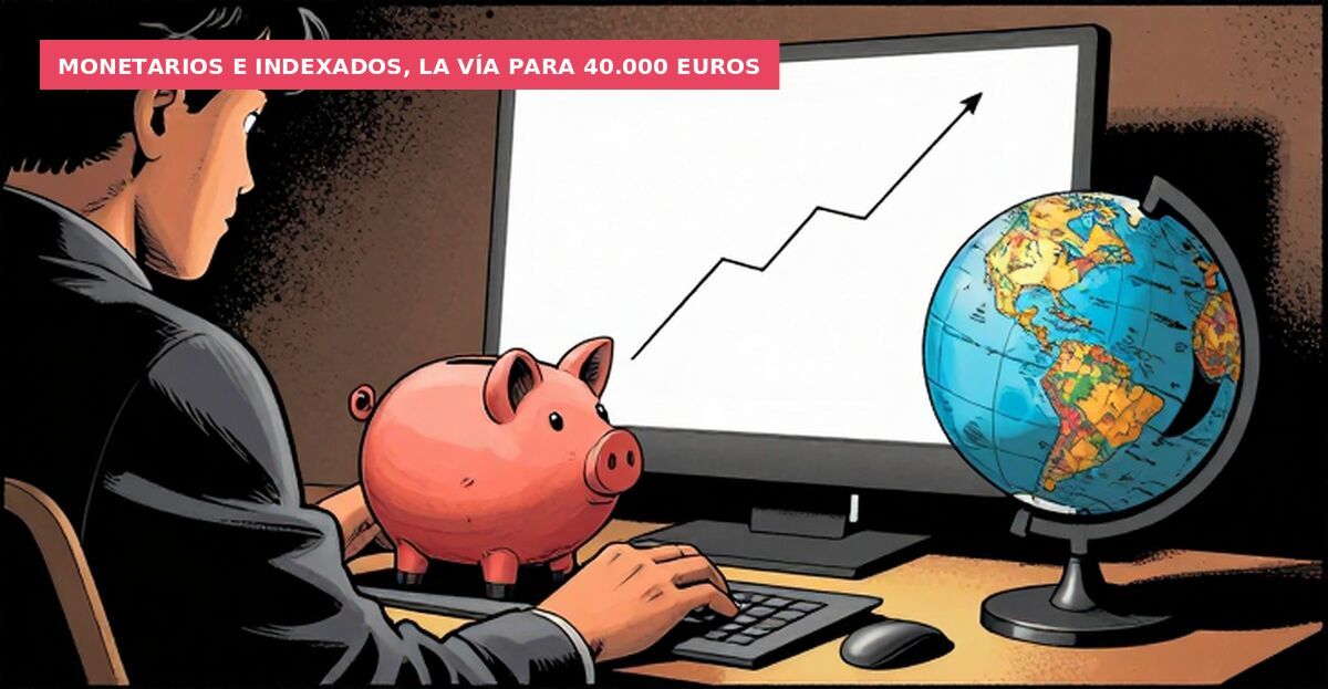Monetarios e indexados, la vía para 40.000 euros
