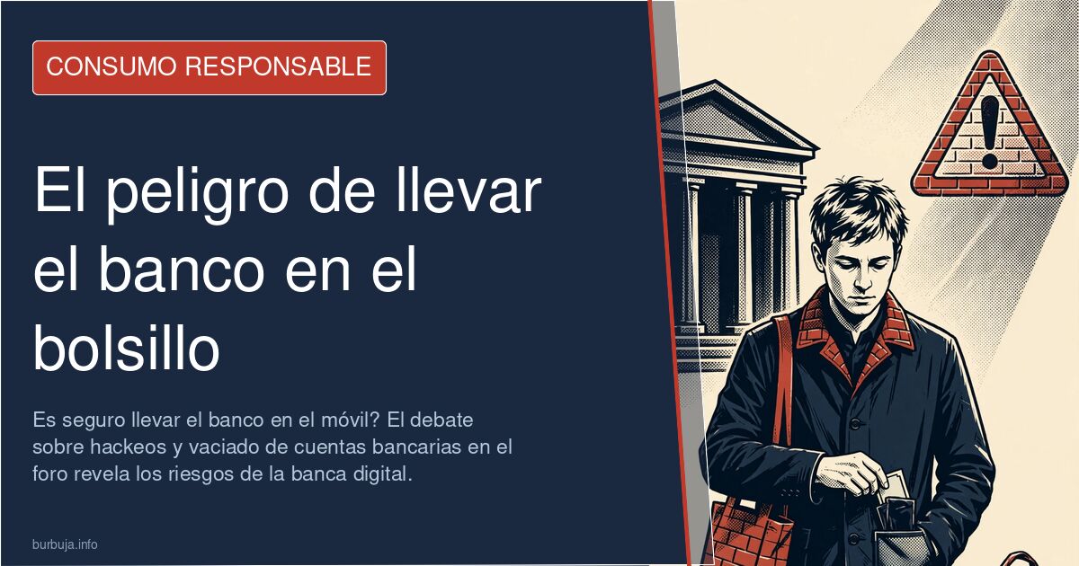 Es seguro llevar el banco en el móvil? El debate sobre hackeos y vaciado de cuentas bancarias en el foro revela los riesgos d