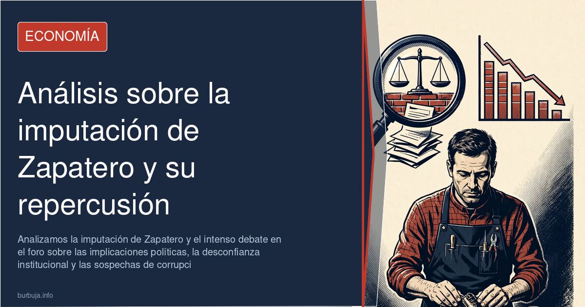 Analizamos la imputación de Zapatero y el intenso debate en el foro sobre las implicaciones políticas, la desconfianza instit
