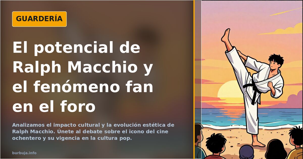 Ralph Macchio de joven tenía un potencial CD brutal